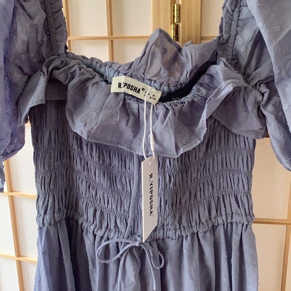 Square Neck Cottage Core Dress - Picture 4 of 5